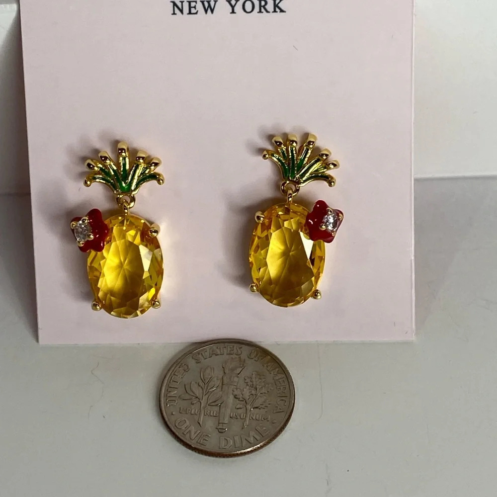 Kate Spade NEW Pineapple Earrings - Picture 10 of 10